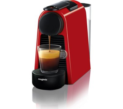 NESPRESSO by Magimix Essenza Mini Coffee Machine - Ruby Red NESPRESSO by Magimix Essenza Mini Coffee Machine - Ruby Red